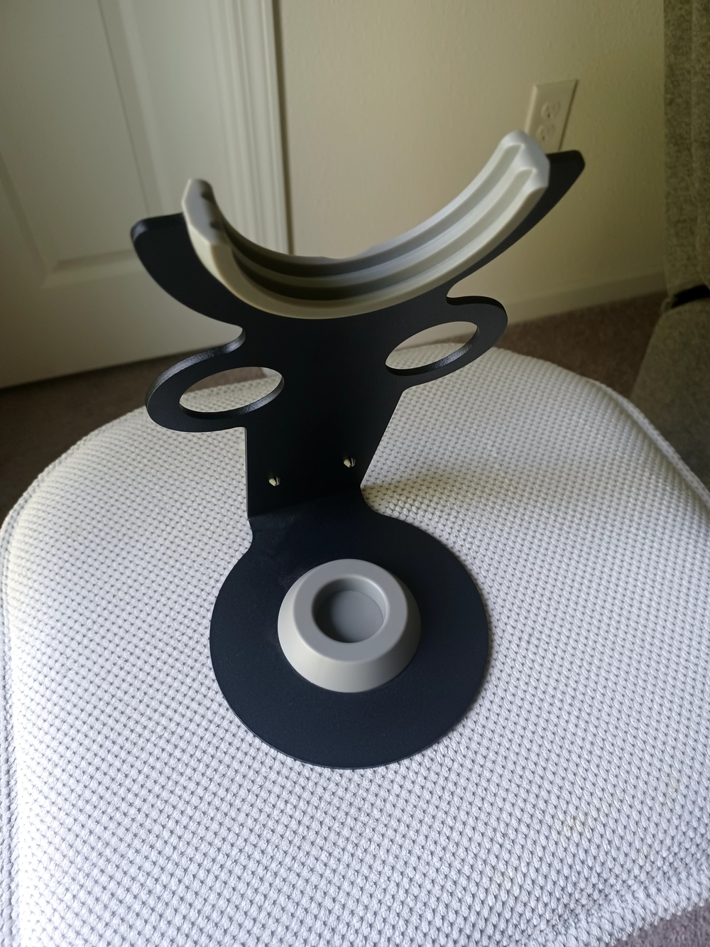 Dyson Hair Dryer Metal Stand In Black with Gray Accents - Picture 4 of 7